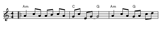 Castle Kelly - staff notation
