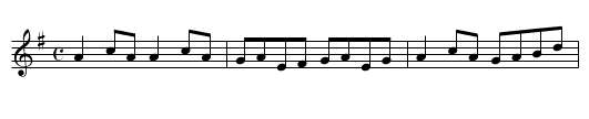 Castle Kelly - staff notation