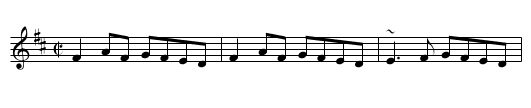 Castle Reel, The - staff notation