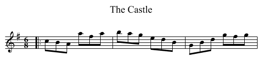 Castle, The  - staff notation
