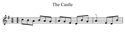 Castle, The  - staff notation