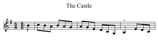 Castle, The  - staff notation