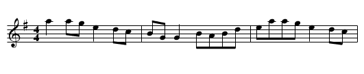 Castlebar Traveller - staff notation
