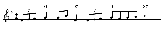 Castles in the Air - staff notation