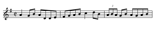 Cat d'Ith an Coinneal, An - staff notation
