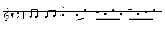 Catch and Kiss the Romp - staff notation