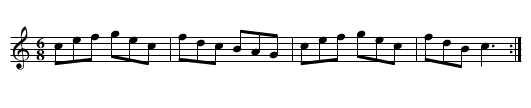 Catches and Glees - staff notation