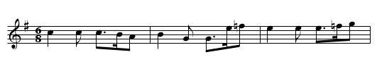 Catching Of Quails - staff notation