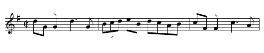Cathal McConnell's - staff notation