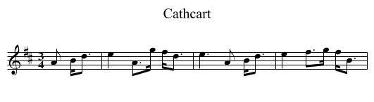 Cathcart - staff notation