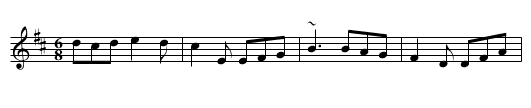 Catherine Hehir's Jig - staff notation