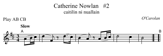 Catherine Nowlan   #2 - staff notation