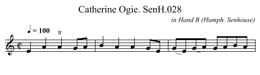 Catherine Ogie. SenH.028 - staff notation