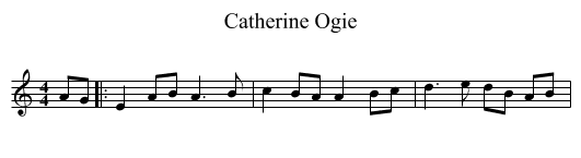 Catherine Ogie - staff notation