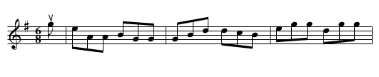 Catholic Bill's -- Jig - staff notation