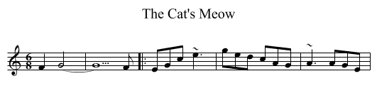 Cat's Meow, The  - staff notation