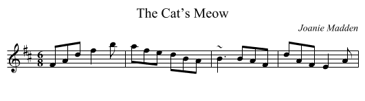 Cat’s Meow, The - staff notation