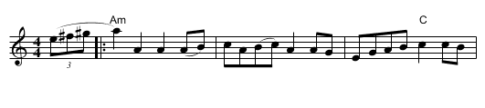 Cattle in the Cane - staff notation
