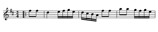 Catton guil - staff notation