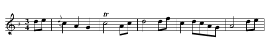 Catty Magee - staff notation