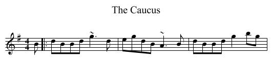 Caucus, The  - staff notation