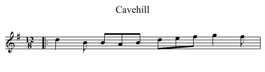 Cavehill - staff notation