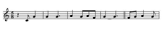 Cayda Cira - staff notation