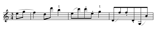 C-Dur-Ländler #7 - staff notation