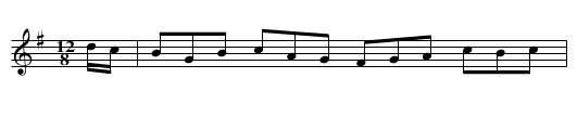 Ceanc Agar Coileac a D'imtig lé céile  [2] - staff notation