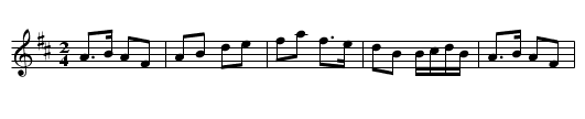 Ceanngulla - staff notation