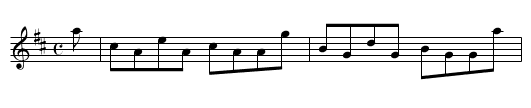 Ceannichun n' taobh tuadh - staff notation