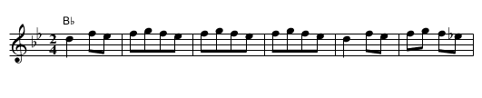 Ceasul din Rogoz - staff notation
