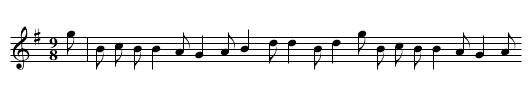 Cecelia Swirl - staff notation