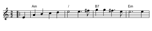 Cecilia - staff notation