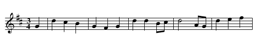 Cefan Mapli - staff notation