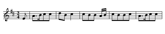 Celebrated Set Of Quadrilles No.2. Le4.062, A - staff notation