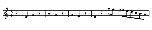 Celebrated Waltz,secundo. JaW.164 - staff notation