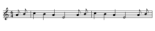 Celia in the Jassamine Bower - staff notation