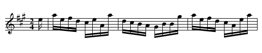 Celtic Chair, The - staff notation