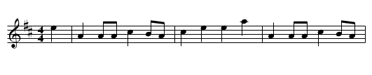 Celtic Society's Quickstep, the  - staff notation