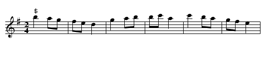 Cendrillon,La. CJF.052 - staff notation