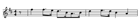 Cenneag Mor - staff notation