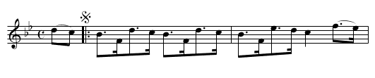 Centennial Hornpipe (Craig 30) - staff notation