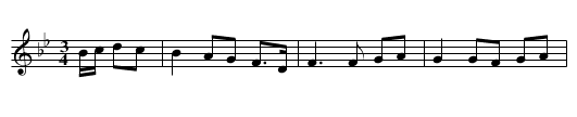 Ceólta Cruit - staff notation
