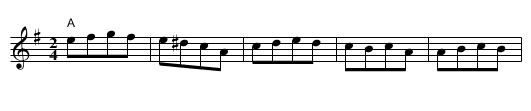 Cerga - staff notation