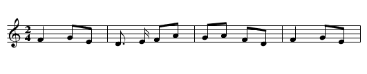 C'est L'Aviron (2) - staff notation