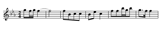 Cha hua xie - staff notation