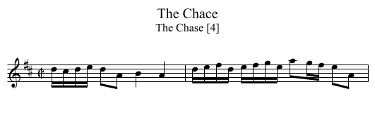 Chace, The - staff notation