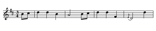 CHAIDH AN TORAN MU THOM - staff notation
