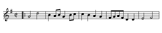 Chain Cotillion - staff notation